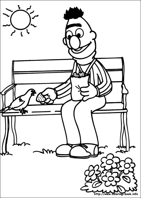 Sesame Street coloring picture